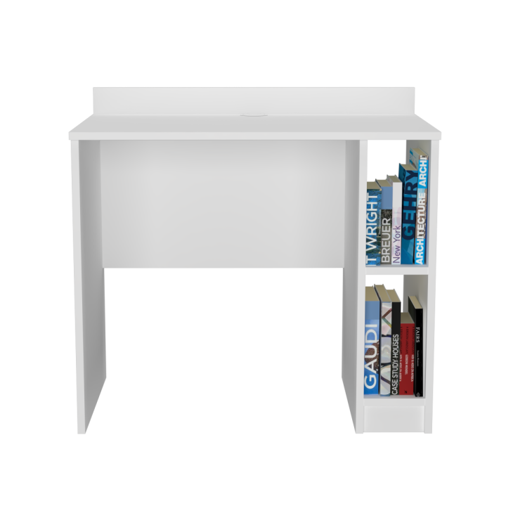Biurko z półkami N^1 - białe