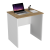 Biurko małe proste N^4 - biało-dębowe